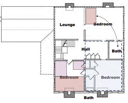 floor plan top