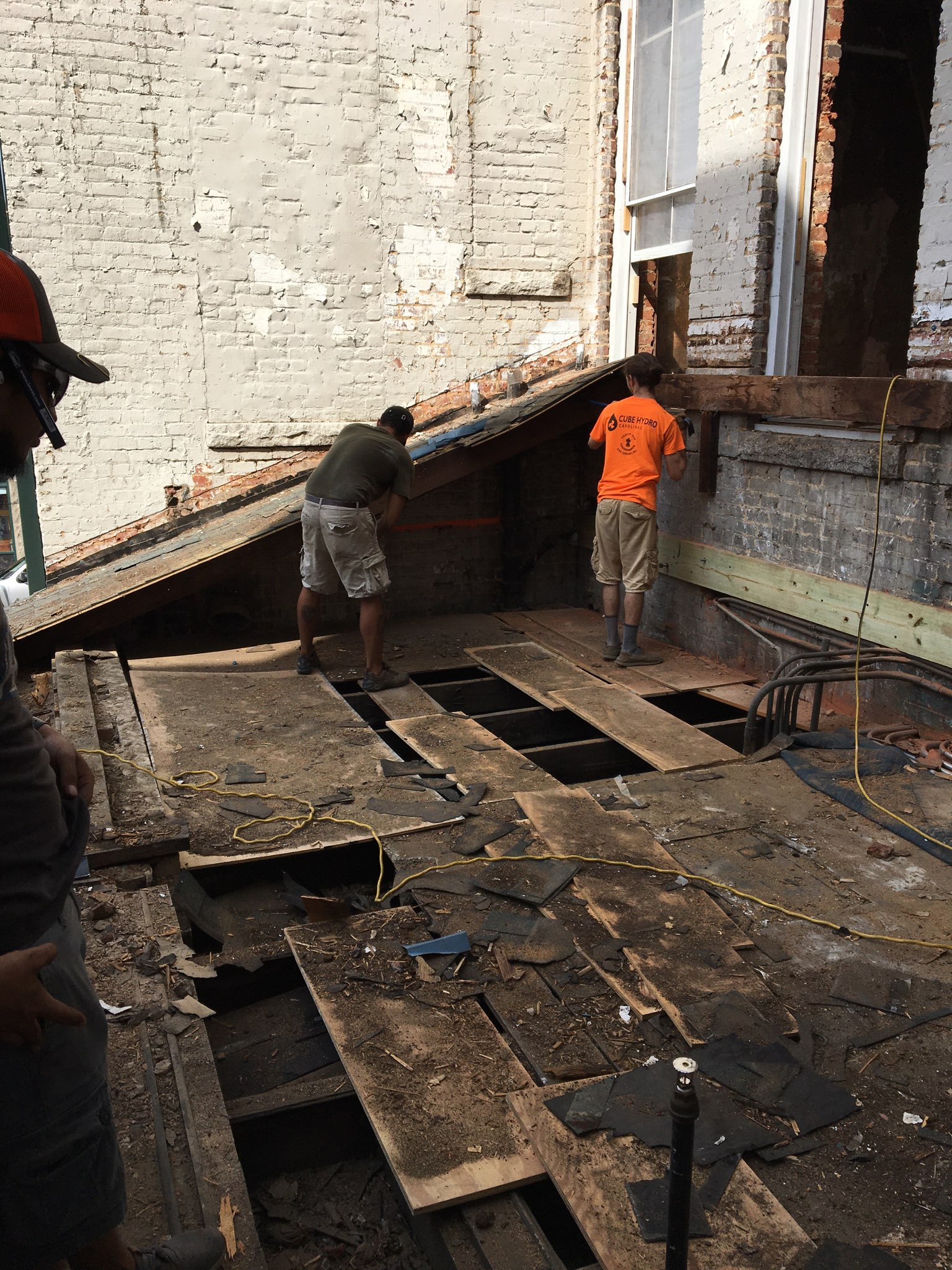 BBB taking off the old roof